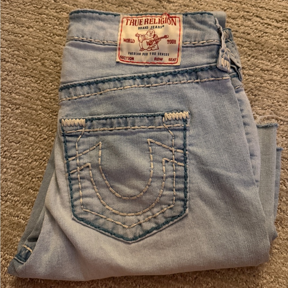 True Religion Light Blue Denim Jeans billie